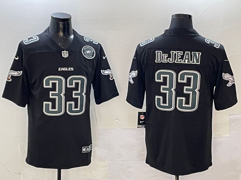 Men Philadelphia Eagles #33 DeJean Black Fashion 2025 Nike Limited NFL Jersey style 2->philadelphia eagles->NFL Jersey